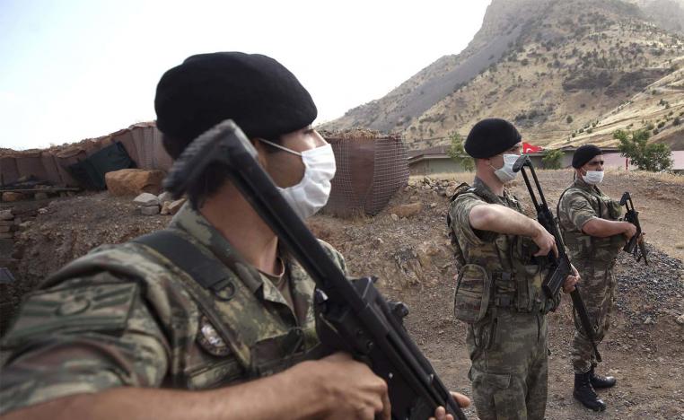 The Turkish soldiers were killed on the first day of the latest Turkish operation