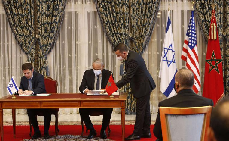 المغرب وإسرائيل اتفقا منذ اعلان استئناف العلاقات الدبلوماسية على تعزيز الشراكات في عدة مجالات