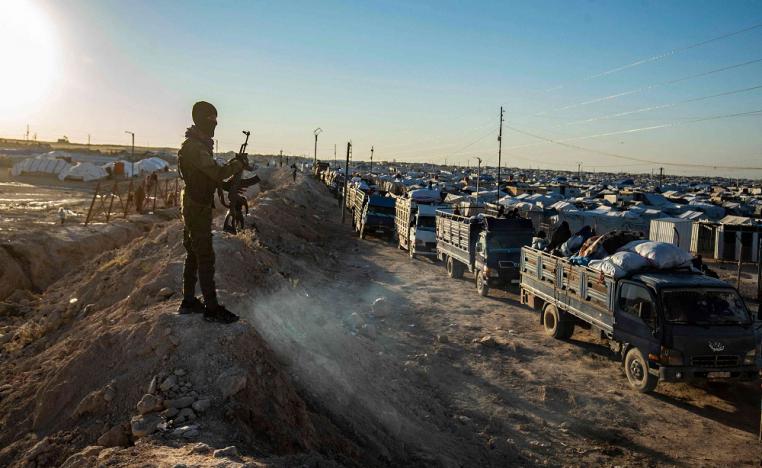 انخفاض عدد الحراس بمخيم الهول ينذر بانتعاش خلايا داعش