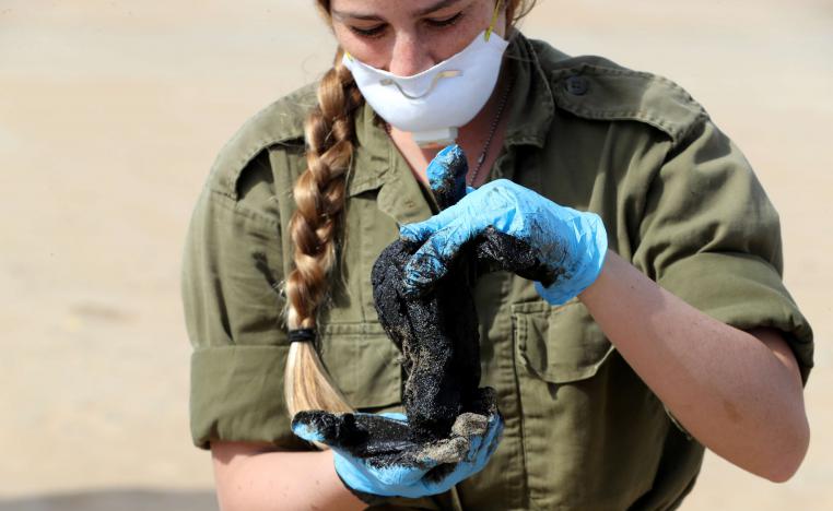 تسرب نفطي في اسرائيل