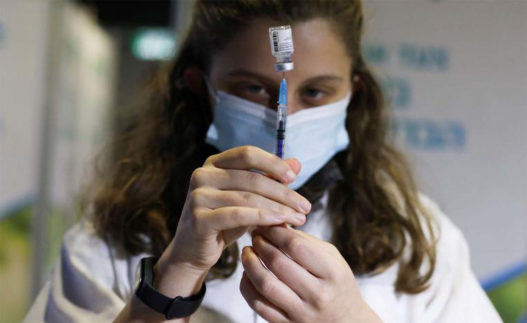 Distribution of Pfizer Inc's vaccine in Israel began in December