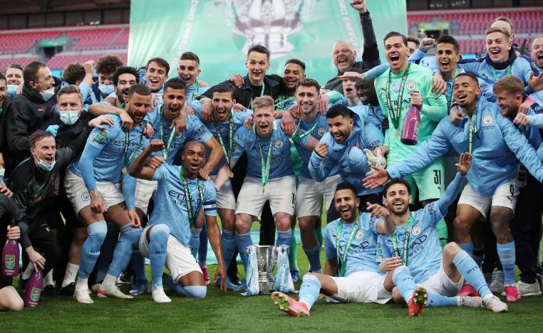 تتويج مانشستر سيتي بكأس الرابطة الانكليزية