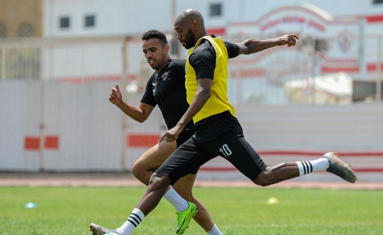 الزمالك جاهز لضيفه تونغيث السنغالي من حسابه على تويتر