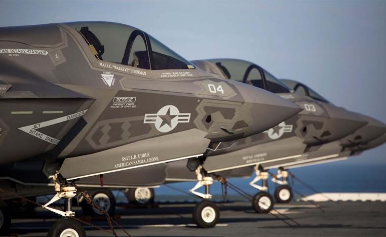 The package includes 50 F-35 Lighting II aircraft, up to 18 MQ-9B Unmanned Aerial Systems and a package of air-to-air and air-to-ground munitions