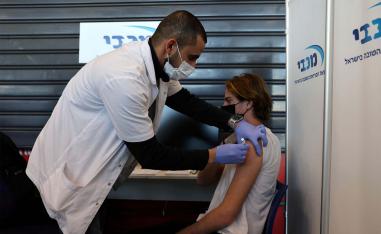 Around 81% of Israeli citizens or residents over 16 have received both doses