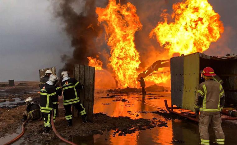 استهداف ابار النفط في العراق