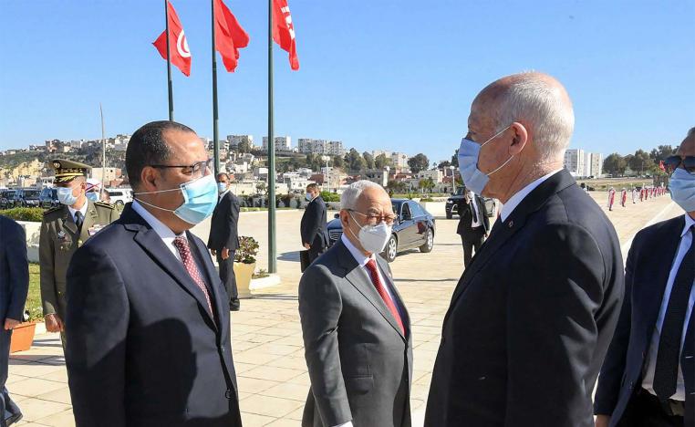 The dispute erupted when Saied refused this year to approve Mechichi's reshuffle 