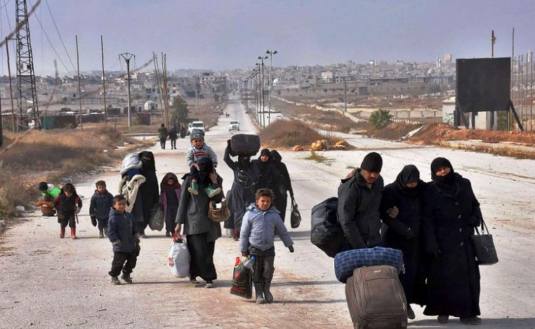 النازحون السوريون