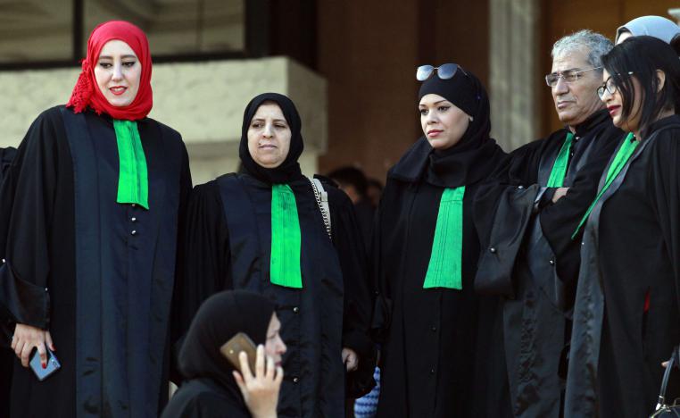 احتجاجات القضاة ترافق الحراك منذ بدايته