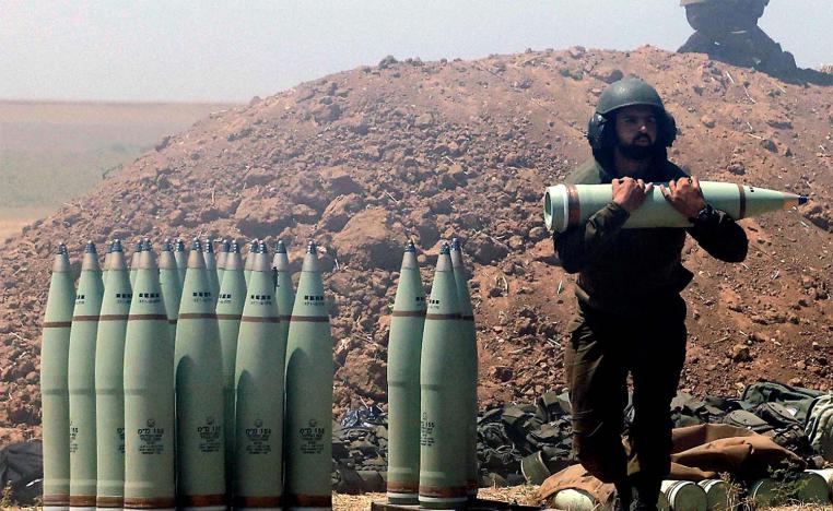 Israel continues to fire artillery shells towards the Gaza Strip