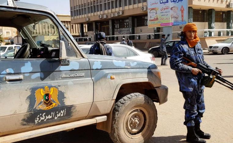 أحد عناصر الجيش الوطني الليبي في الشرق