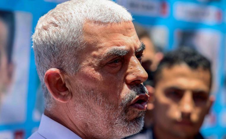 رئيس حركة حماس في قطاع غزة يحيى السنوار 