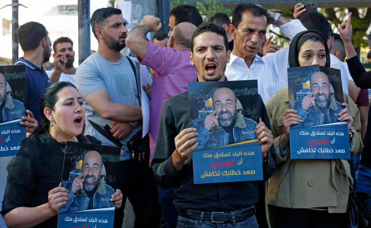مظاهرات منددة بمقتل معارض فلسطيني