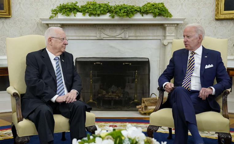 Biden underscored his support for continued normalization of relations between Israel and countries in the Arab and Muslim world 