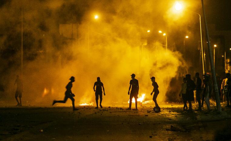 الاحتجاجات في تونس