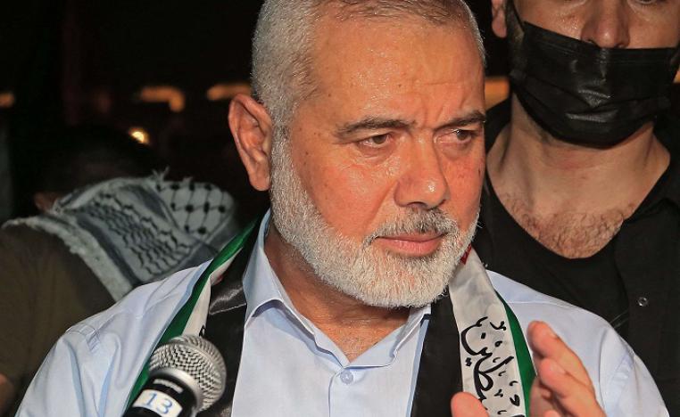 رئيس المكتب السياسي لحركة حماس اسماعيل هنية