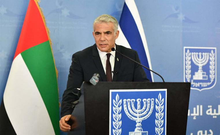 Lapid inaugurated Israel's temporary embassy in Abu Dhabi and consulate in Dubai