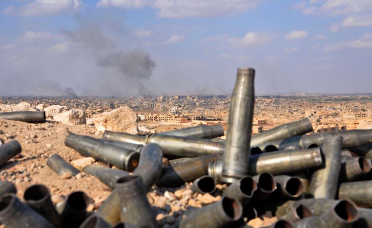 الجيش السوري يتعرض منذ اشهر لهجمات دموية ويخوض من حين إلى آخر مواجهات عنيفة مع مسلحي داعش