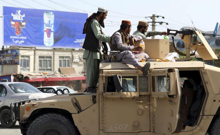 مقاتلون من طالبان في كابول