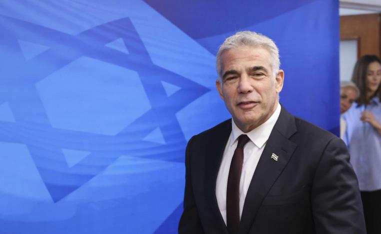 وزير الخارجيّة الإسرائيلي يائير لبيد