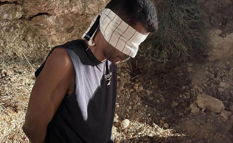 الاسير الفلسطيني زكريا الزبيدي بعد اعادة توقيفه
