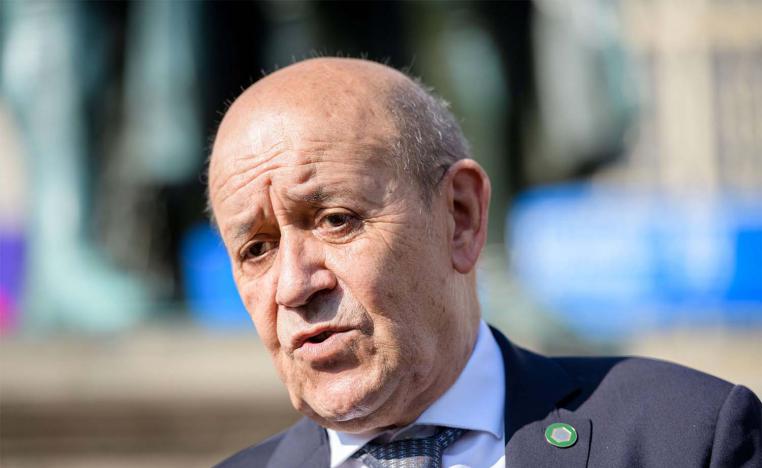 Le Drian is asking for the departure of foreign forces and mercenaries