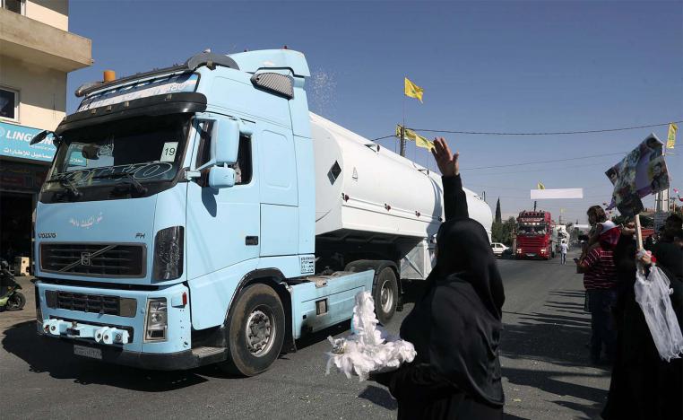 The diesel delivery is set to boost Hezbollah's popularity in Lebanon