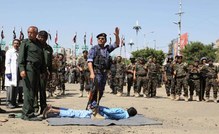 حوثيون ينفذون الاعدام بمتهمين بالمساعدة في اغتيال أحد قادة الحركة