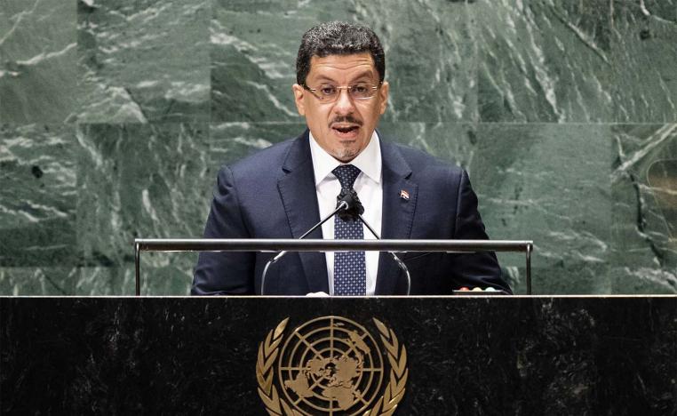 Bin Mubarak repeatedly blamed Iran for its backing of Houthi rebels