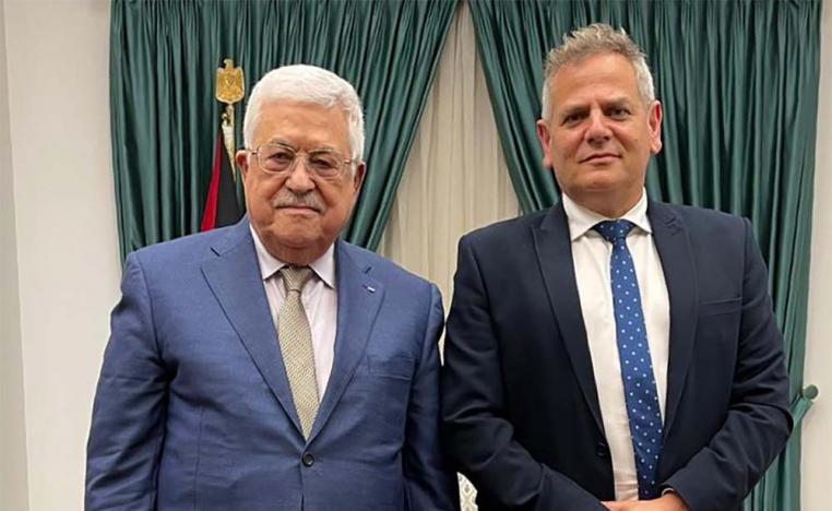 Horowitz became the second top official to meet with Abbas since the new Israeli government took office in June