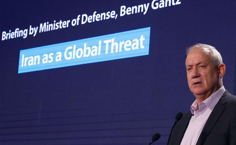 Gantz made the allegation during a televised speech at a security conference hosted by Reichman University