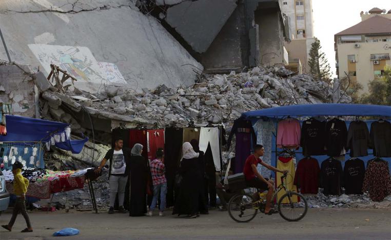 About 2,200 homes in the enclave were destroyed and 37,000 others were damaged during the 11-day conflict between Israel and Hamas in May