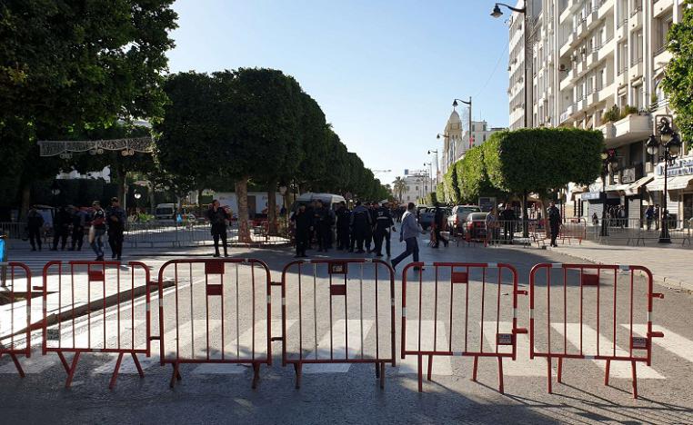 اجراءات أمنية مشددة في تونس منذ سنوات خاصة في شارع الحبيب بورقيبة