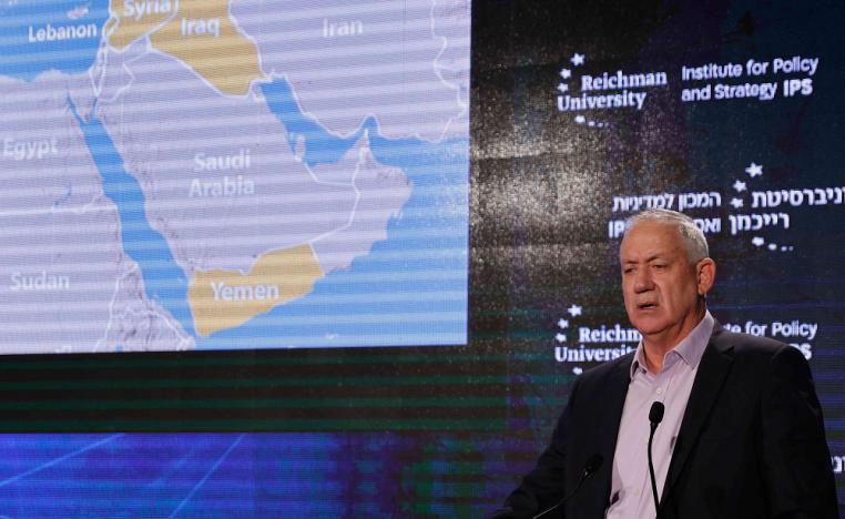 وزير الدفاع الإسرائيلي بيني غانتس