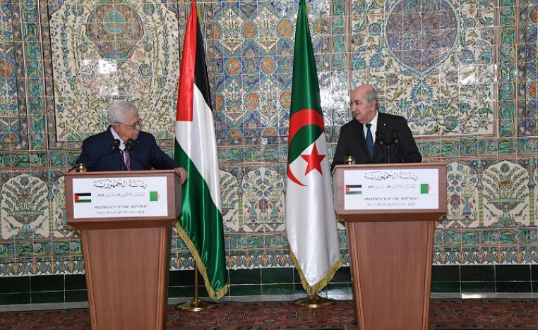 عباس يريد التنفيس عن عزلته من خلال الجزائر