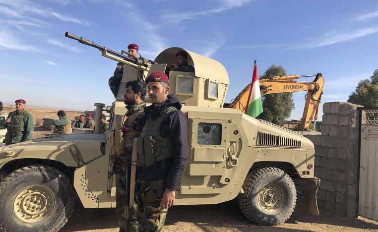 Peshmerga and Iraqi forces are coordinating to close security gaps along a disputed zone in northern Iraq