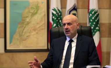 Lebanon's Interior Minister Bassam Moulawi