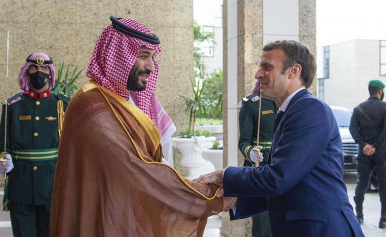 Macron met Saudi crown prince in the Red Sea city of Jeddah