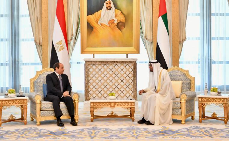 السيسي يؤكد الارتباط الوثيق بين الأمن القومي المصري وأمن الإمارات