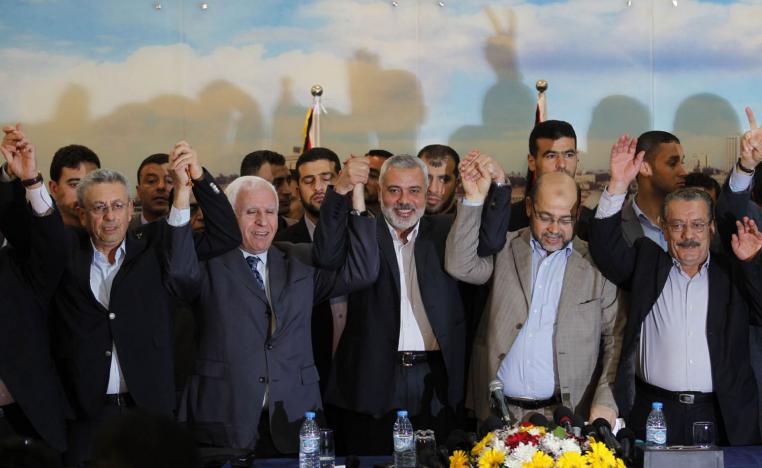 لقاء حماس فتح عام 2014