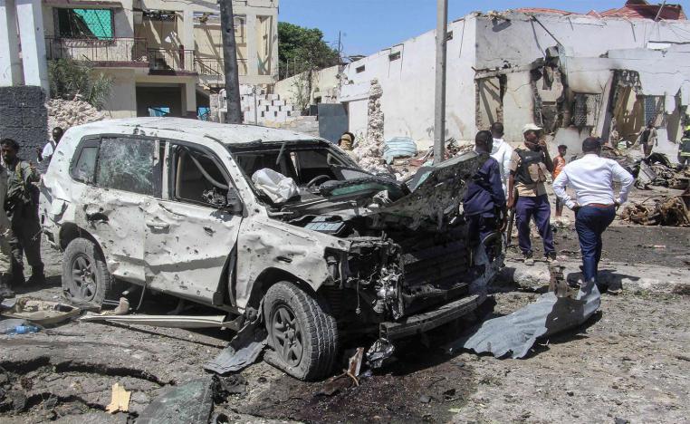 The car bomb attack occurred amid the latest period of political and security uncertainty in Somalia