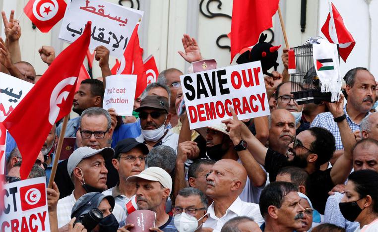Ennahda is defying a government decision to ban all gatherings