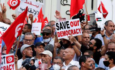 Ennahda is defying a government decision to ban all gatherings