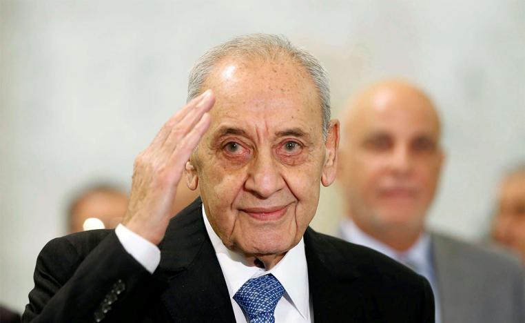 Lebanon's Parliament Speaker Nabih Berri 
