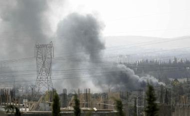 The attack came a day after Syria said that several missiles from Israel struck areas around the town of Quneitra