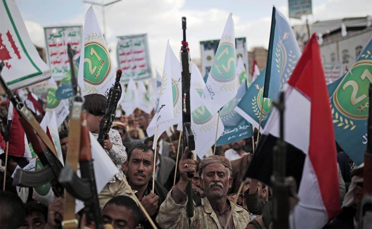 The sanctions are aimed at a source of the Houthi rebel group's financial support