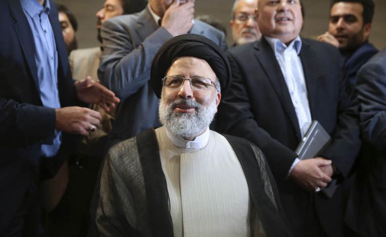 الرئيس الإيراني إبراهيم رئيسي خلال الحملة الانتخابية