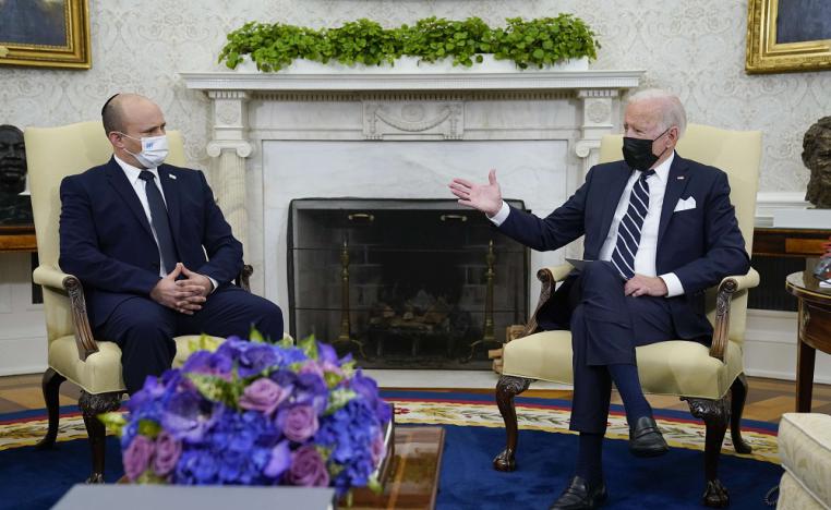 بينيت زار واشنطن الصيف الماضي والتقى ببايدن في البيت الأبيض