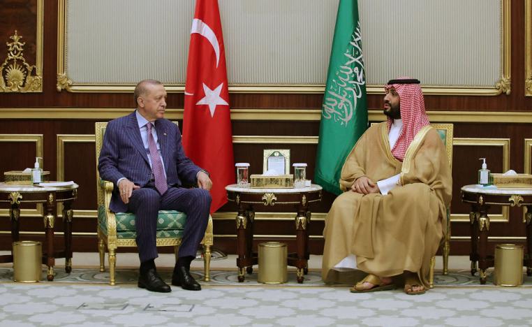 أول لقاء بين الأمير محمد وأردوغان منذ 2017 بعد سنوات من التوتر تفاقم بسبب التوظيف السياسي التركي لمقتل خاشقجي 