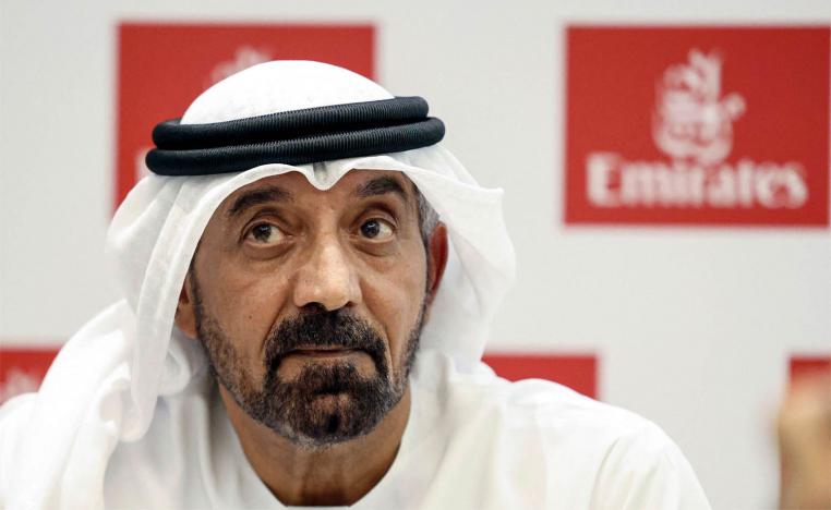 Emirates' CEO and Chairman Sheikh Ahmed bin Saeed Al Maktoum